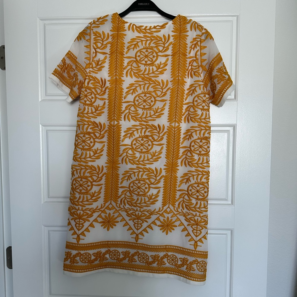 Embroidered Shift Dress - Picture 2 of 6